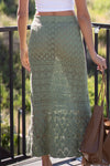 Blaire Crochet Maxi Skirt
