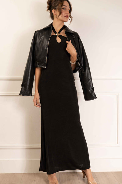 Briella Halter Maxi Dress