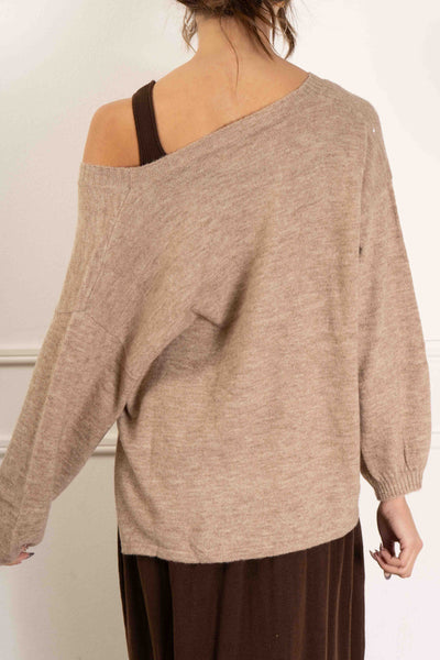 Button Detail Knit Sweater