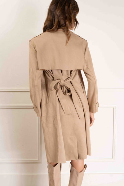 Carly Belted Trench Coat