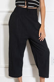 Casual Style Cropped Pants