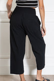 Casual Style Cropped Pants