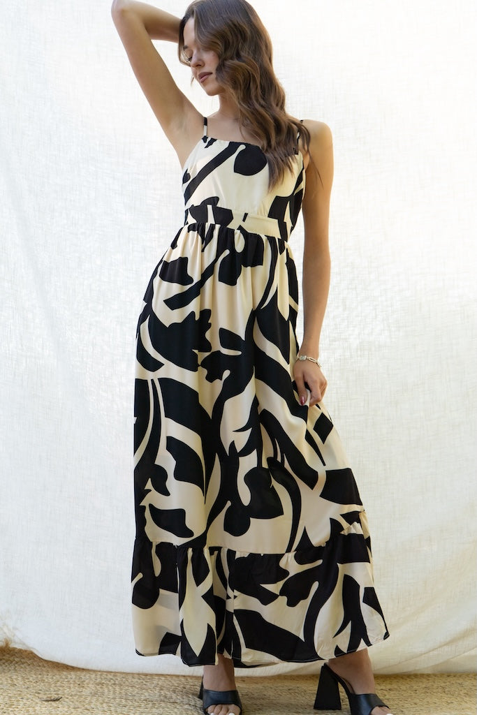 Catherine Printed Maxi Dress