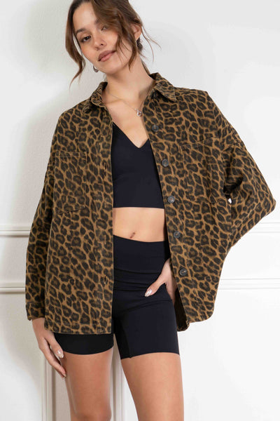 Cheetah Print Shacket