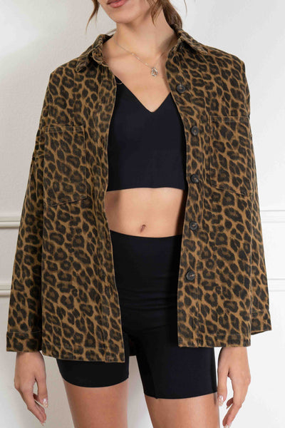 Cheetah Print Shacket