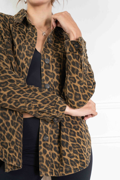 Cheetah Print Shacket