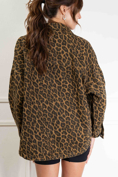 Cheetah Print Shacket