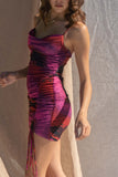 Chloe Ruched Mini Dress