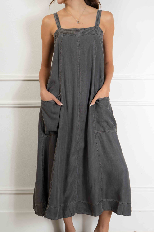 Claudia Stitch Detail Maxi Dress