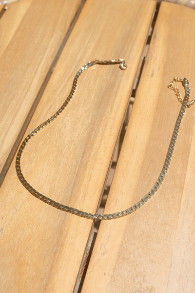 Cuba Chain Choker Necklace