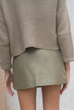 Danna Pu Mini Skirt