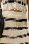 Dianne Stripe Knit Skirt