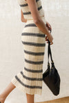 Dianne Stripe Knit Skirt