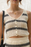 Dianne Stripe Knit Top