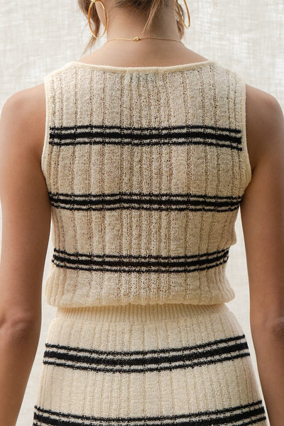 Dianne Stripe Knit Top