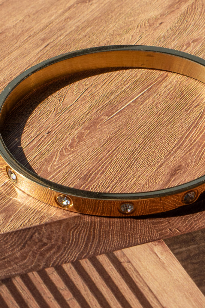 Rhinestone Bangle Bracelet