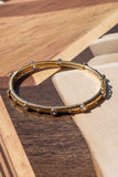 Gold Dipped Rhinestone Bangle
