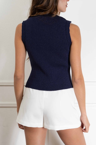 Star Button Down Vest