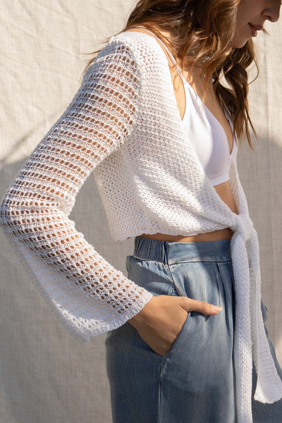 Nicole Crochet Crop Top