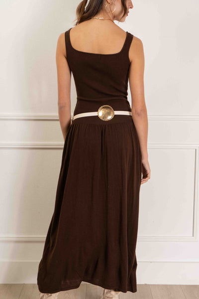 Emily Ribbed Maxi Dress