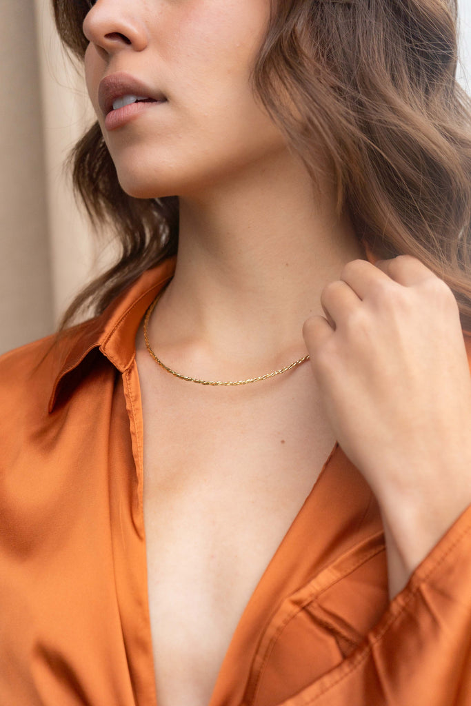 Gold Dipped Chain Necklace