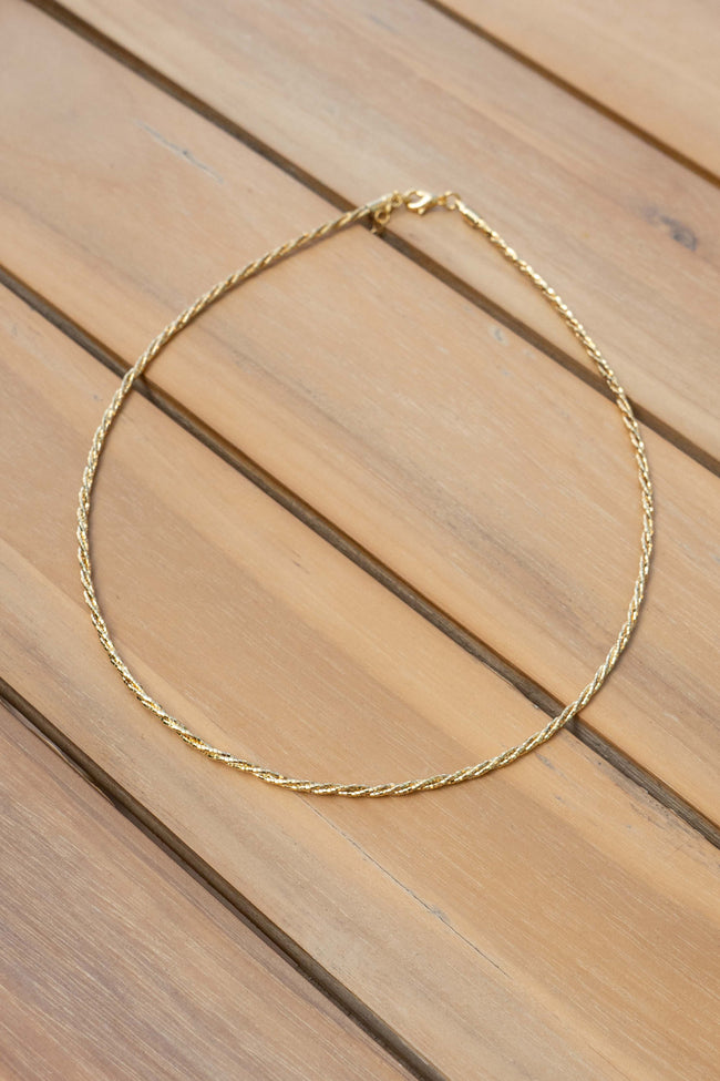 Gold Dipped Chain Necklace