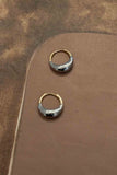 Gold Dipped Two Tone Small Hoops