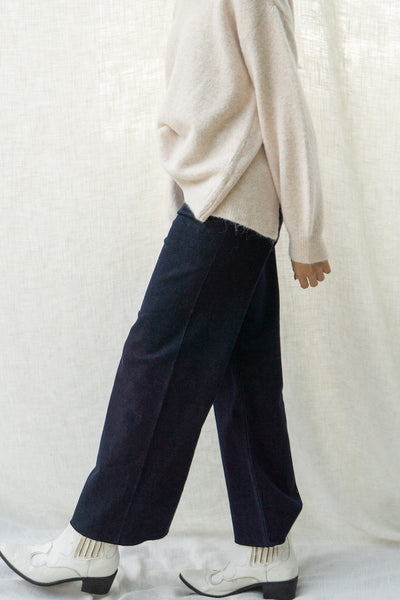 Hazel Denim Wide Leg Pants