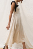 Helena Tie Strap Maxi Dress