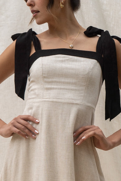 Helena Tie Strap Maxi Dress