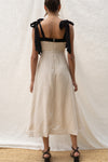 Helena Tie Strap Maxi Dress
