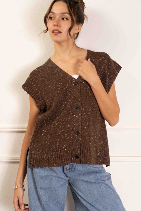 Jade Button Down Vest