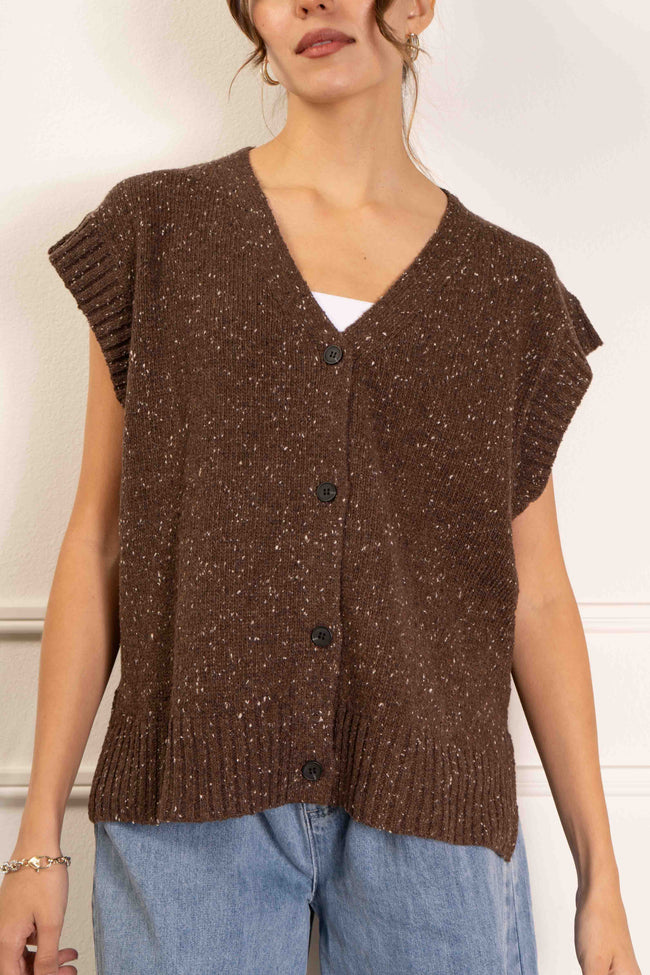 Jade Button Down Vest