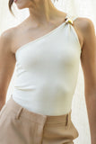 Jamie One Shoulder Trim Top