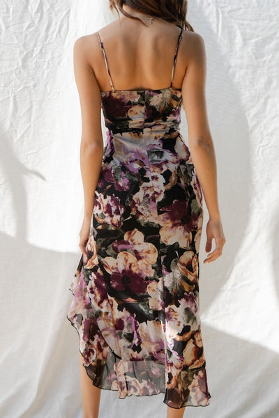 Jen Floral Ruffle Dress