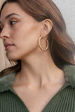 Jen Twist Hoop Earrings