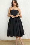 Karla Strapless Midi Dress