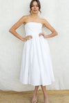 Karla Strapless Midi Dress