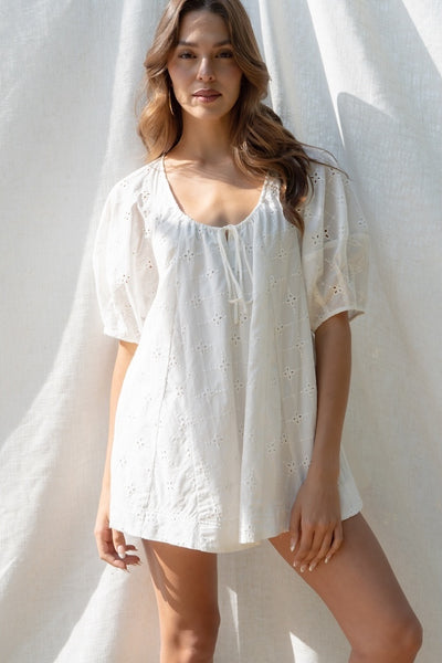 Karrie Eyelet Romper