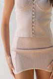Kimberly Knit Mini Skirt Set
