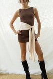 Lauren Waist Tie Mini Dress
