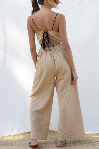 Leslie Crinkled Jumpsuit