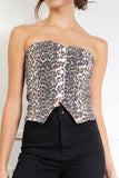 Lina Strapless Denim Top