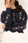 Mandy Floral Knit Sweater