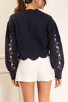 Mandy Floral Knit Sweater