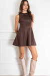 Marie Suede Mini Dress