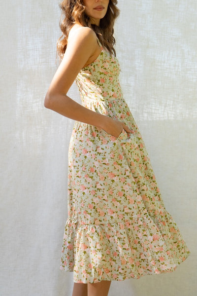 Melanie Floral Midi Dress