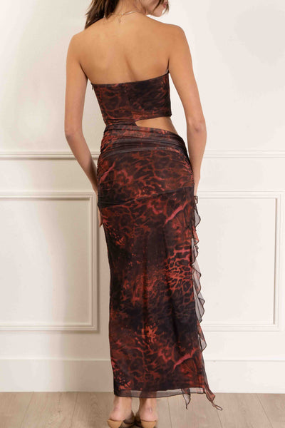 Mila Corset Ruffle Dress