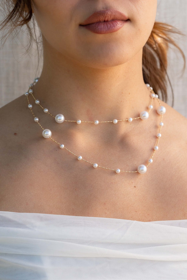 Mixed Pearl Bead Necklace