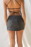 Monica Leather Mini Skirt